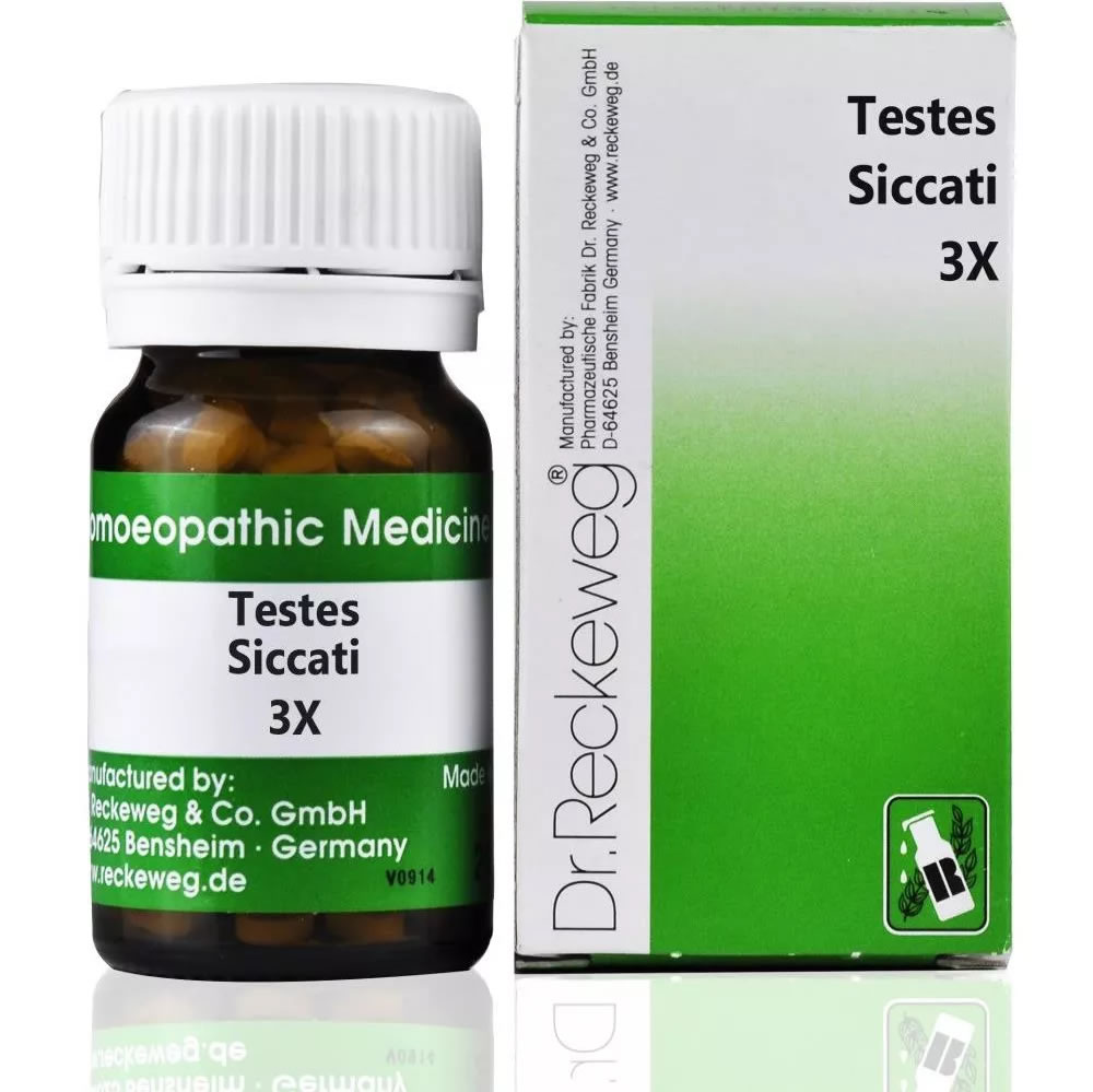 Dr Reckeweg Testes Siccati 3X (20g)