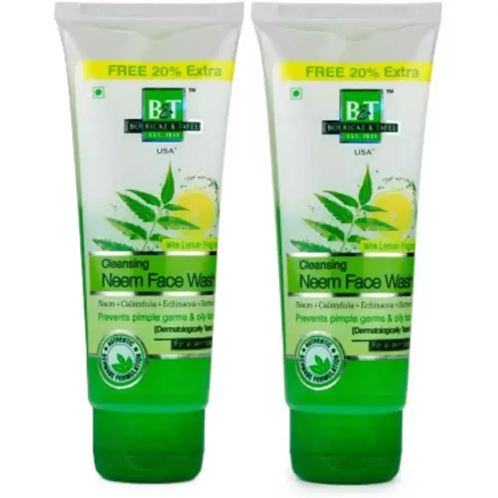 Willmar Schwabe India B&T Cleansing Neem Face Wash (60ml, Pack of 2)